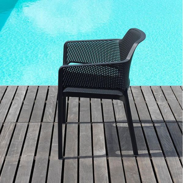 NARDI NET Szürke modern Műanyag kültéri szék