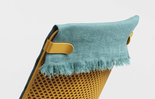 NARDI NET LOUNGE Sárga design Műanyag kültéri szék