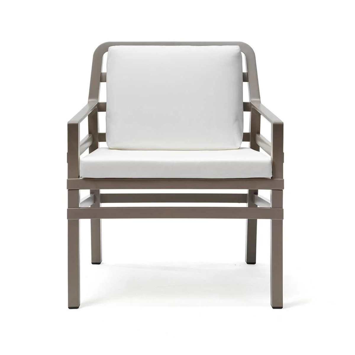 NARDI ARIA POLTRONA Taupe, Fehér design Kültéri fotel