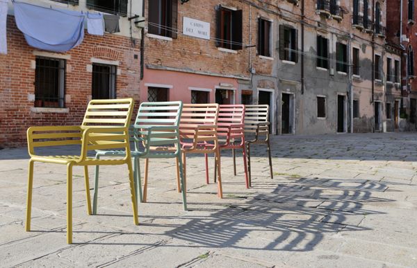 NARDI DOGA Bézs design Műanyag kültéri szék