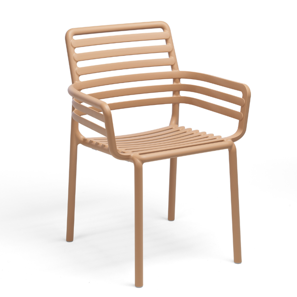 NARDI DOGA Bézs design Műanyag kültéri szék
