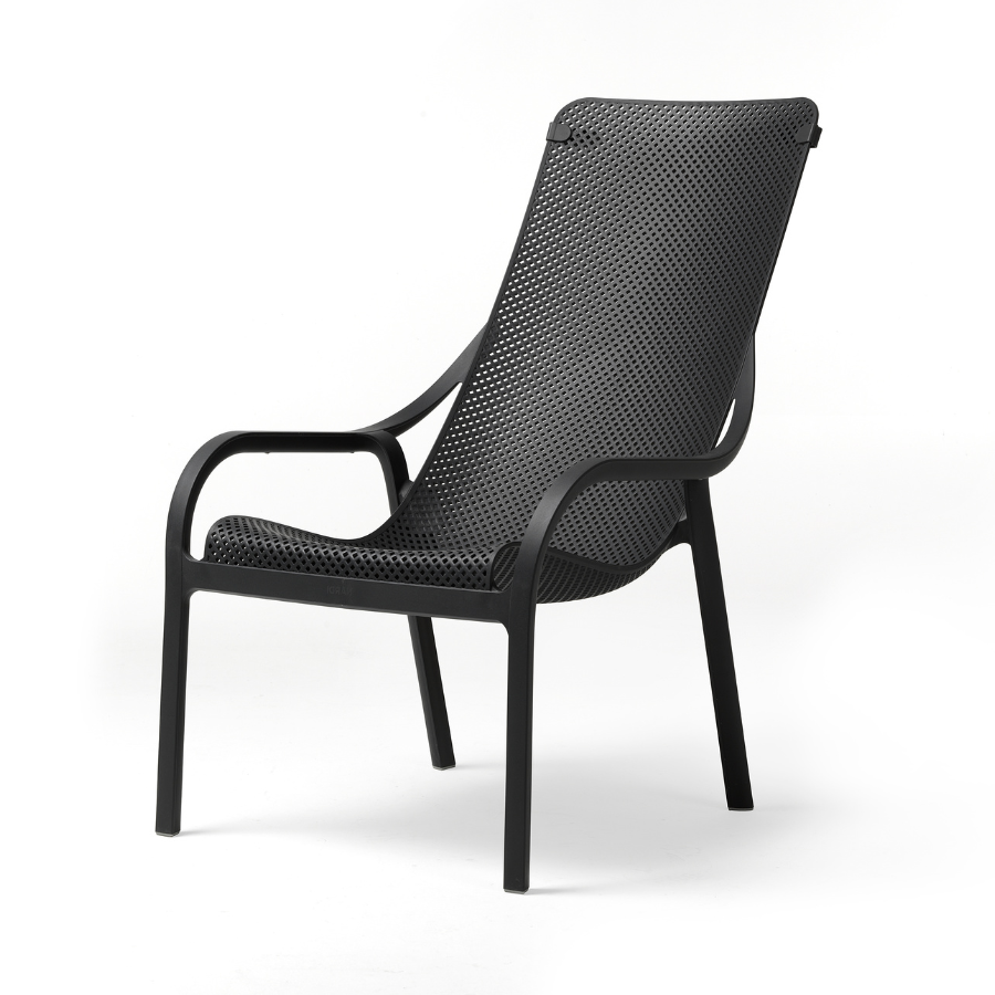 NARDI NET LOUNGE Szürke design Műanyag kültéri szék