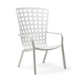 NARDI FOLIO Fehér design Műanyag kültéri szék