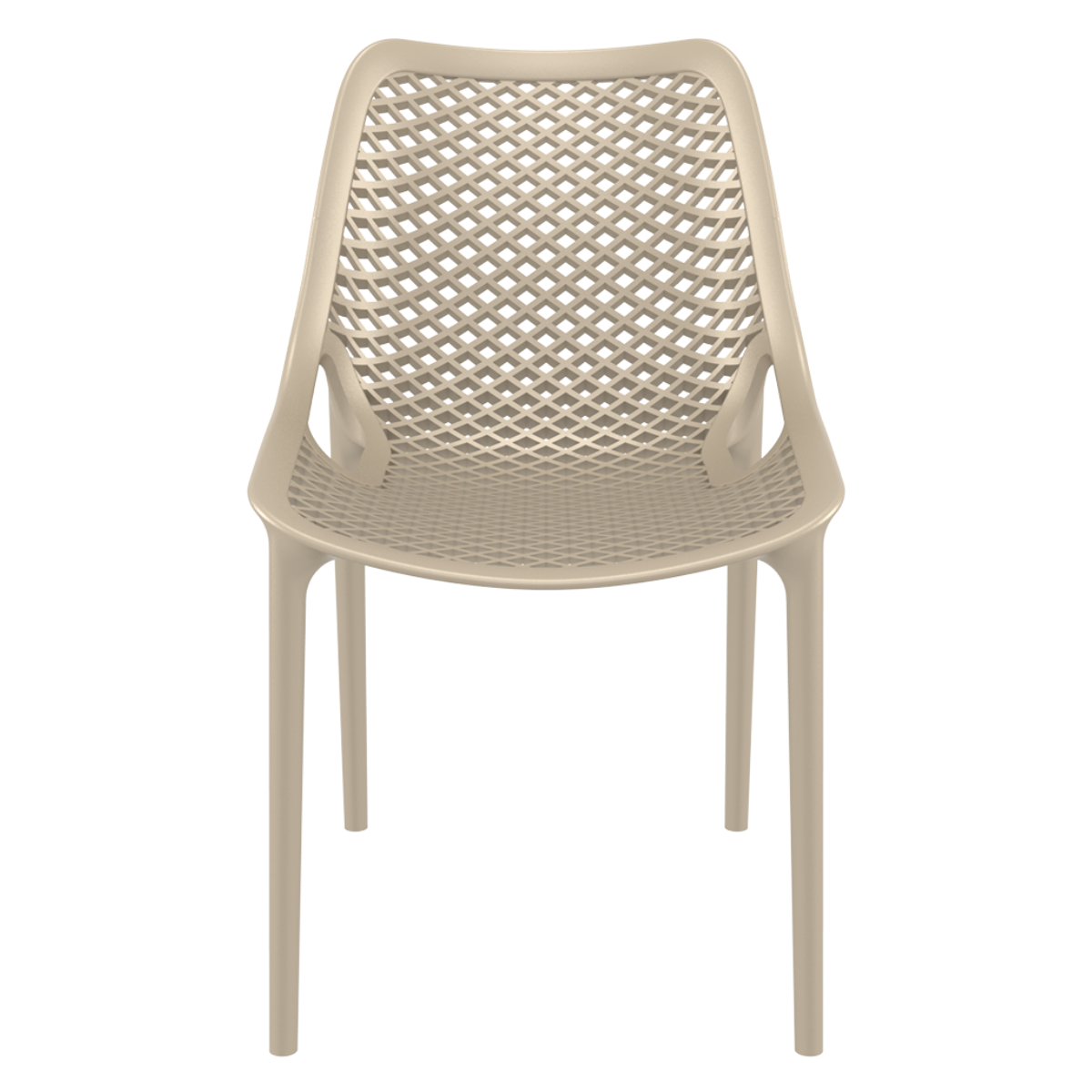 ST AIR Taupe modern Műanyag kültéri szék