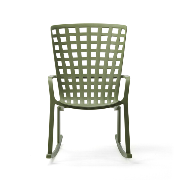 NARDI FOLIO ROCKING Zöld design Műanyag kültéri szék