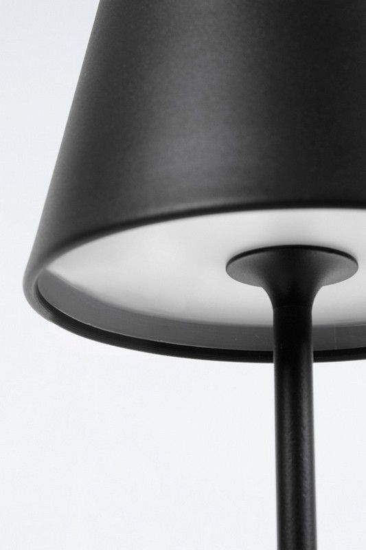 BT ANETTE Fekete klasszikus Kültéri asztali lámpa