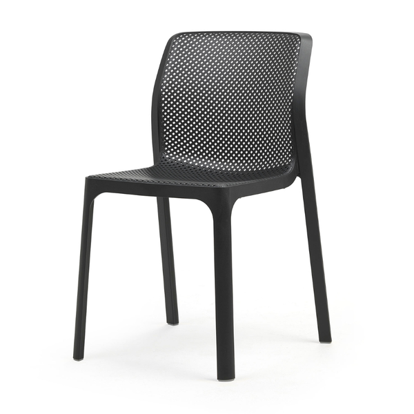 NARDI BIT Szürke minimalista Műanyag kültéri szék