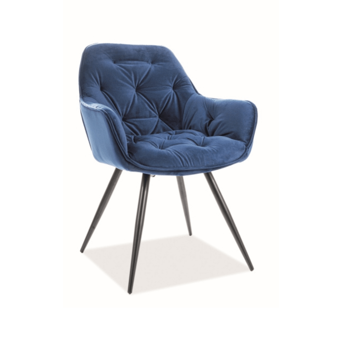 DSI CHERRY Kék design, elegáns Kárpitos beltéri szék