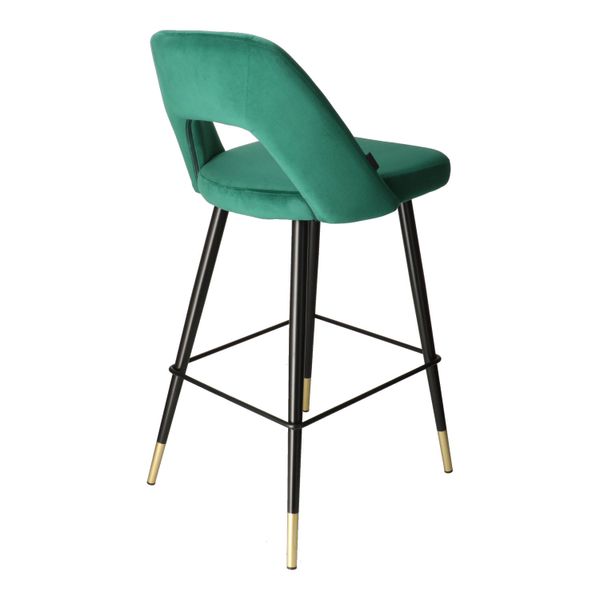 DL FANNY Zöld design Kárpitos beltéri bárszék
