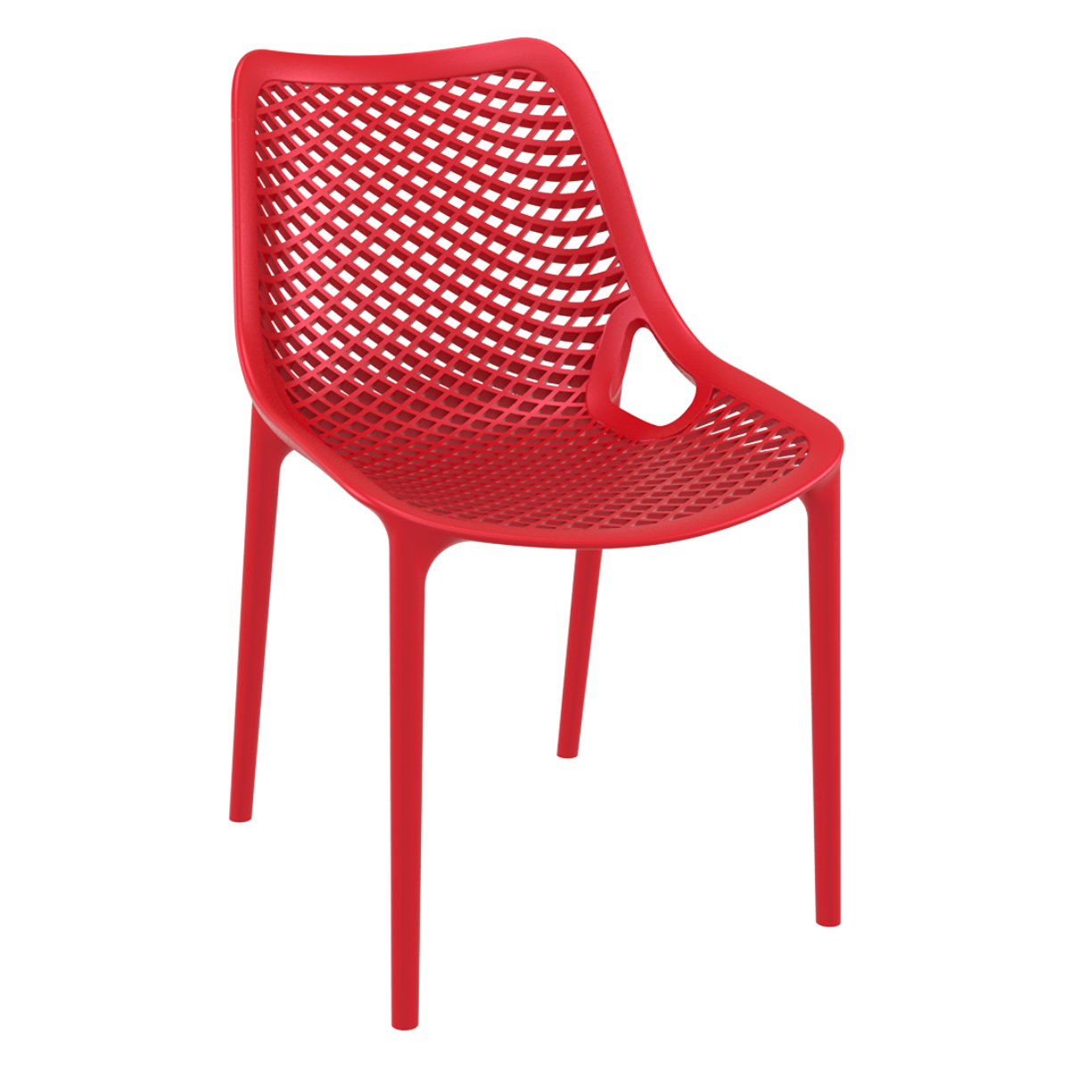 ST AIR Piros modern Műanyag kültéri szék