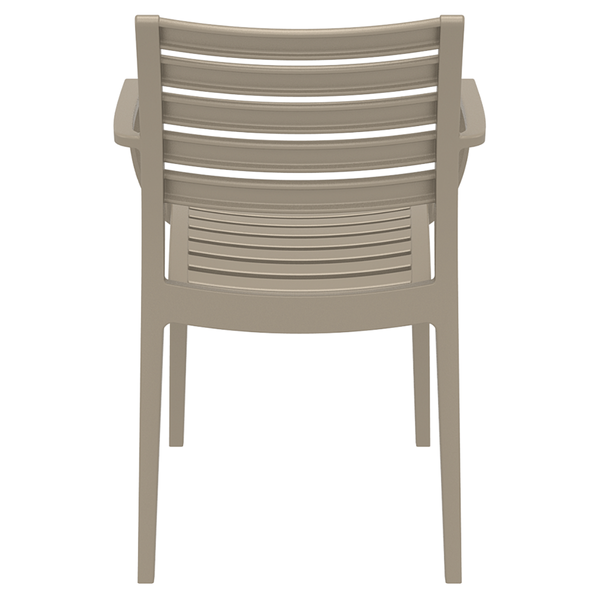 ST ARTEMIS Taupe design Műanyag kültéri szék