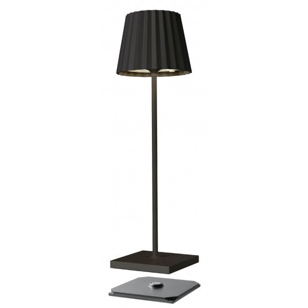 OS BELL Fekete minimalista Kültéri asztali lámpa