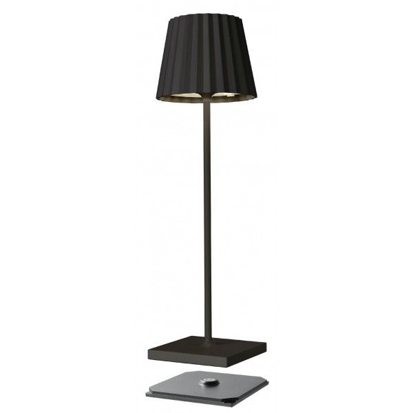 OS BELL Fekete minimalista Kültéri asztali lámpa
