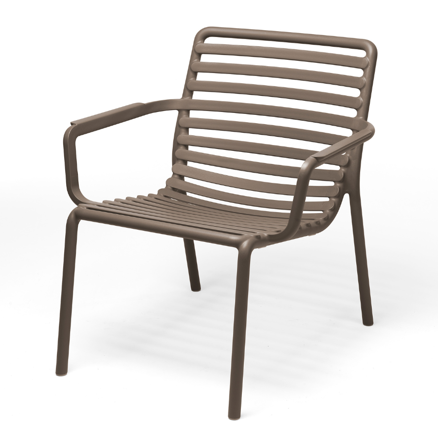 NARDI DOGA RELAX Barna design Műanyag kültéri szék
