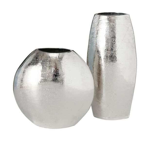 B DESIRE I VASE Ezüst design, elegáns Dekoráció