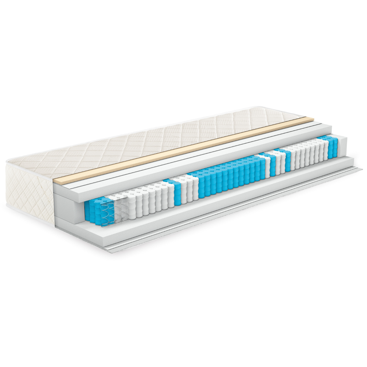 TT CASHMERE 23 120x200 Fehér klasszikus Matrac