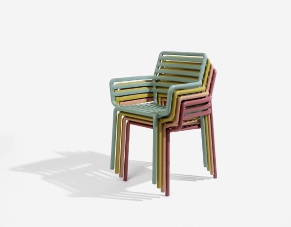 NARDI DOGA Bézs design Műanyag kültéri szék
