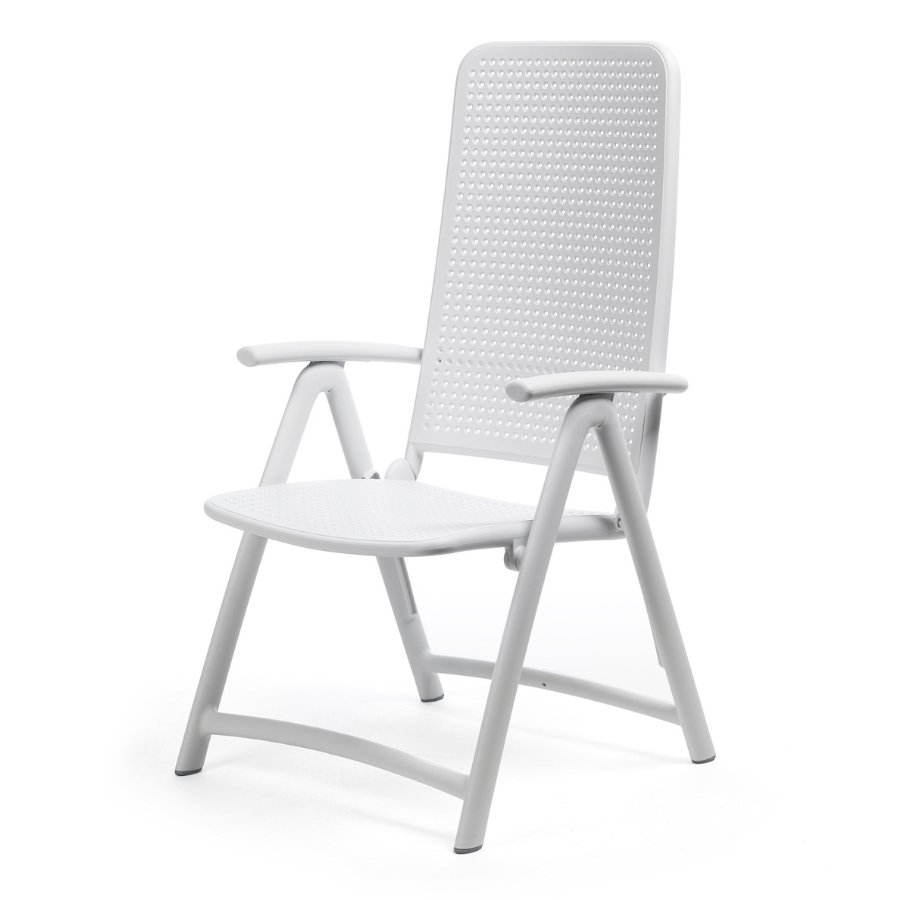 NARDI DARSENA Fehér modern Műanyag kültéri szék