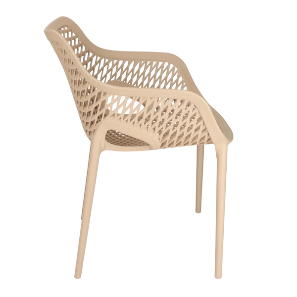 DL BAI Taupe modern Műanyag kültéri szék