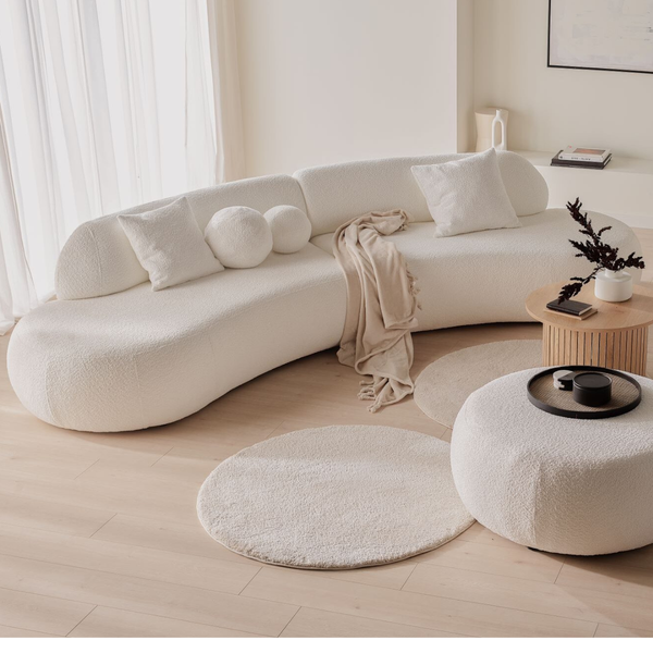 PZ HAVEN Bézs design Beltéri kanapé