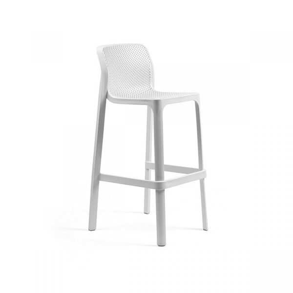 NARDI NET STOOL Több színben minimalista Műanyag kültéri bárszék