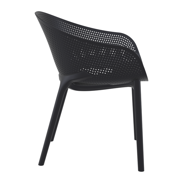 ST RAIN PRO  Antracit design Műanyag kültéri szék