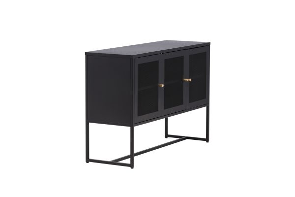 VD MILA Fekete design Konzolasztal