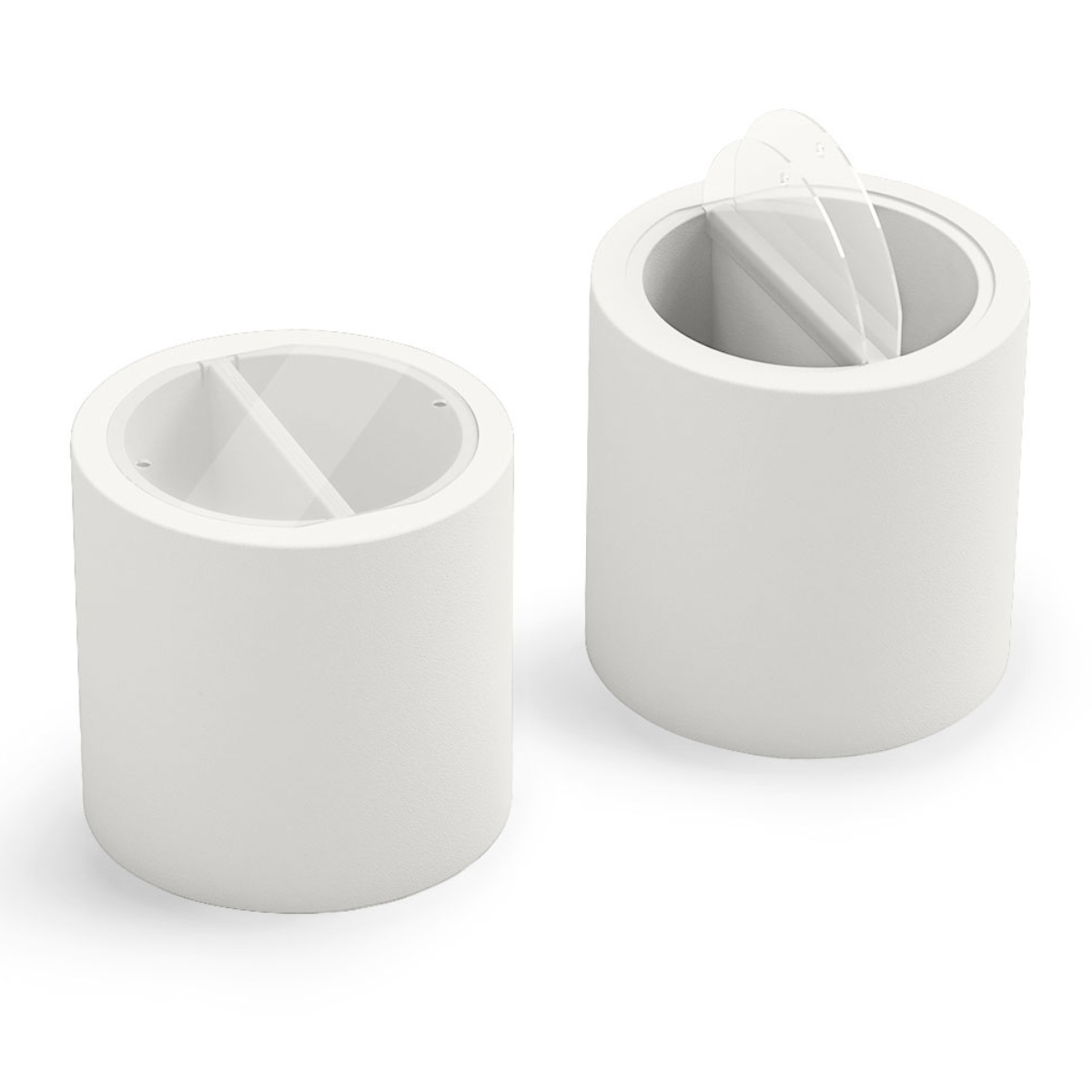 LX BROCK PARTY STORAGE  Fehér design Lerakóasztal
