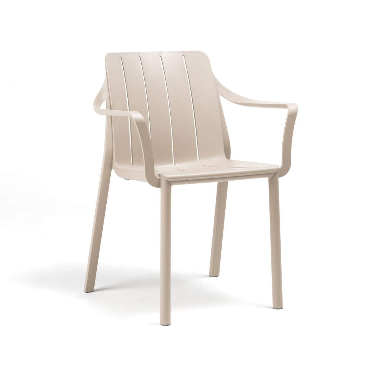 NARDI TIBERINA Bézs design Műanyag kültéri szék
