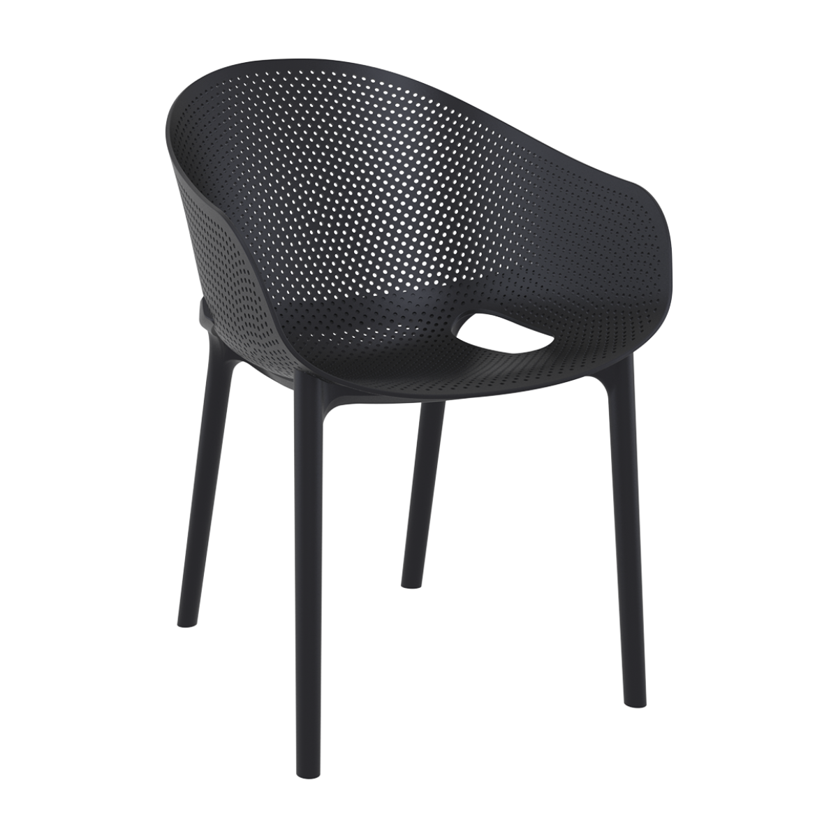 ST RAIN PRO  Antracit design Műanyag kültéri szék