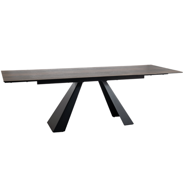 SI ALDO Fekete, Barna design Bővíthető étkezőasztal