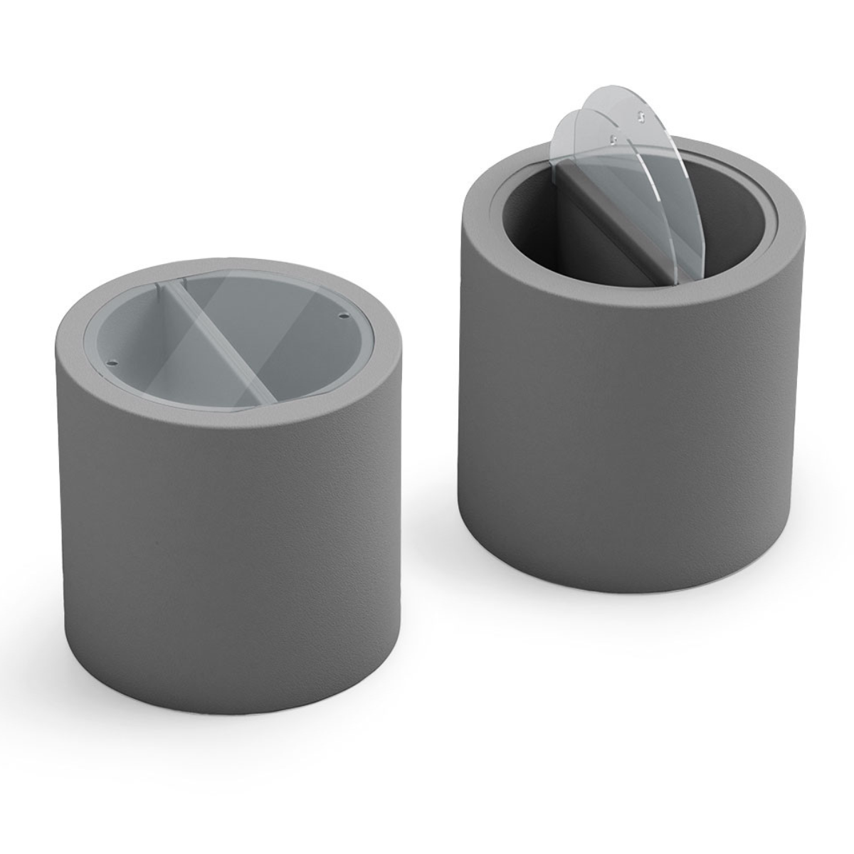 LX BROCK PARTY STORAGE  Antracit design Lerakóasztal