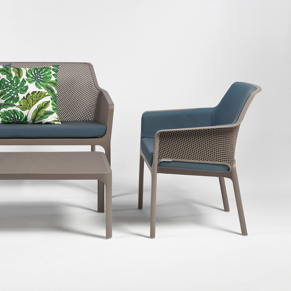 NARDI SCHELL NET RELAX Kék design Kültéri párna