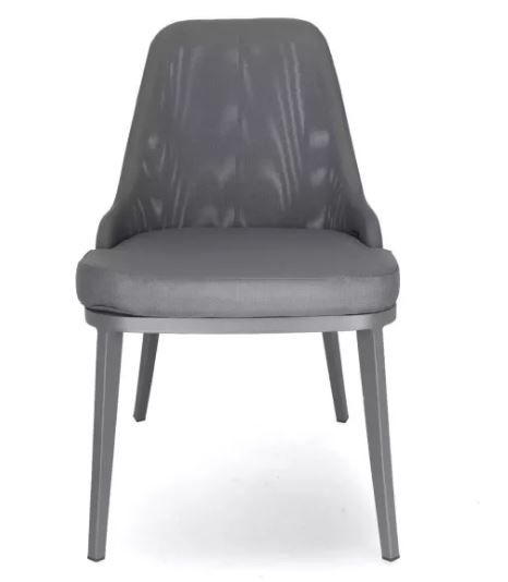 DL ARO S Szürke minimalista Tessil betétes kültéri szék