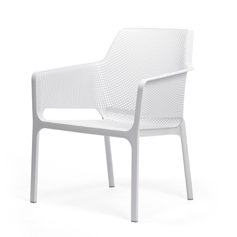 NARDI NET RELAX Fehér minimalista Műanyag kültéri szék