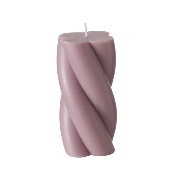 B TWISTER CANDLE Lila modern Asztali dekoráció