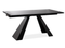 SI ALDO 120-180 Fekete design Beltéri komplett asztal