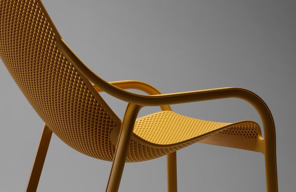 NARDI NET LOUNGE Szürke design Műanyag kültéri szék