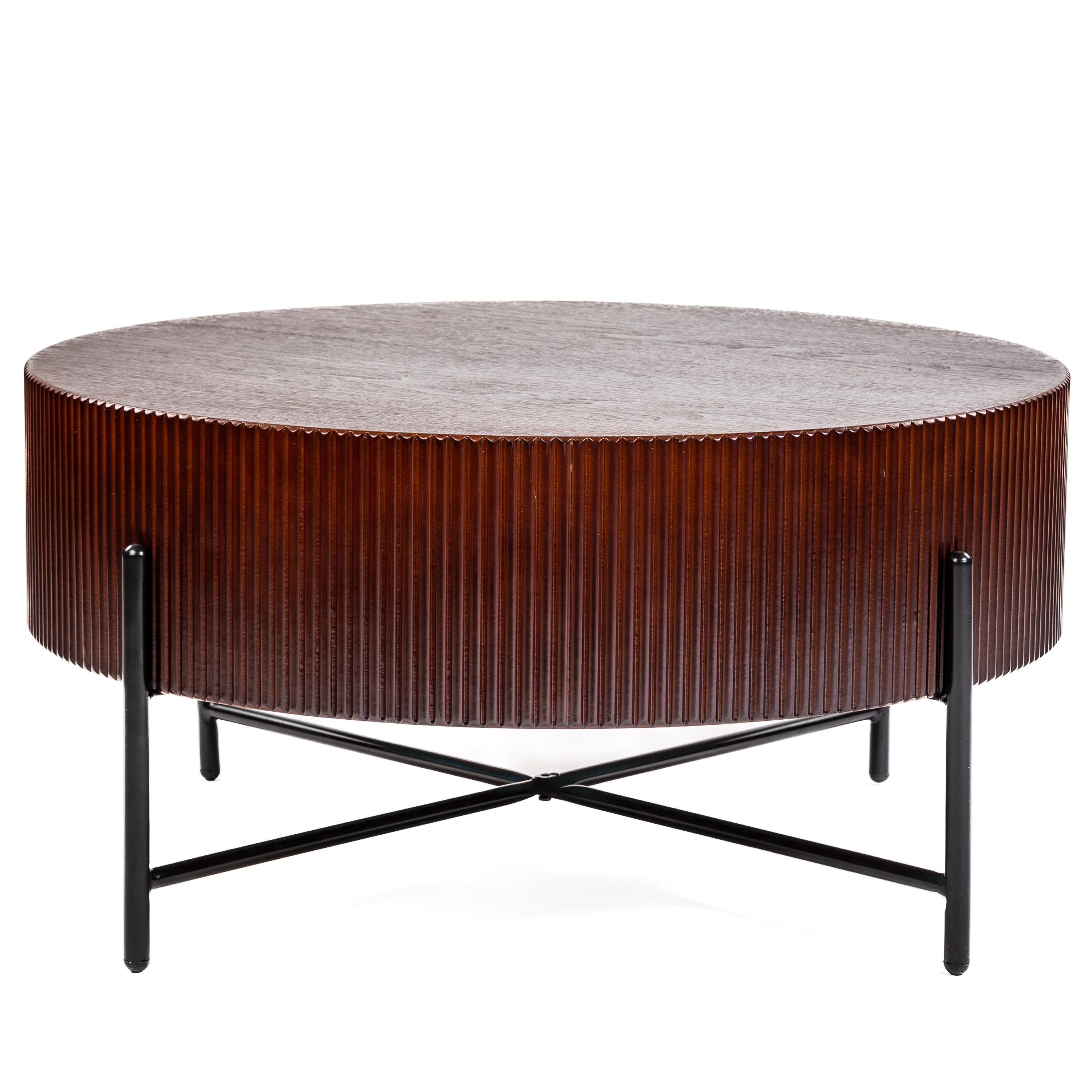 DL DUTTY Barna design Dohányzóasztal
