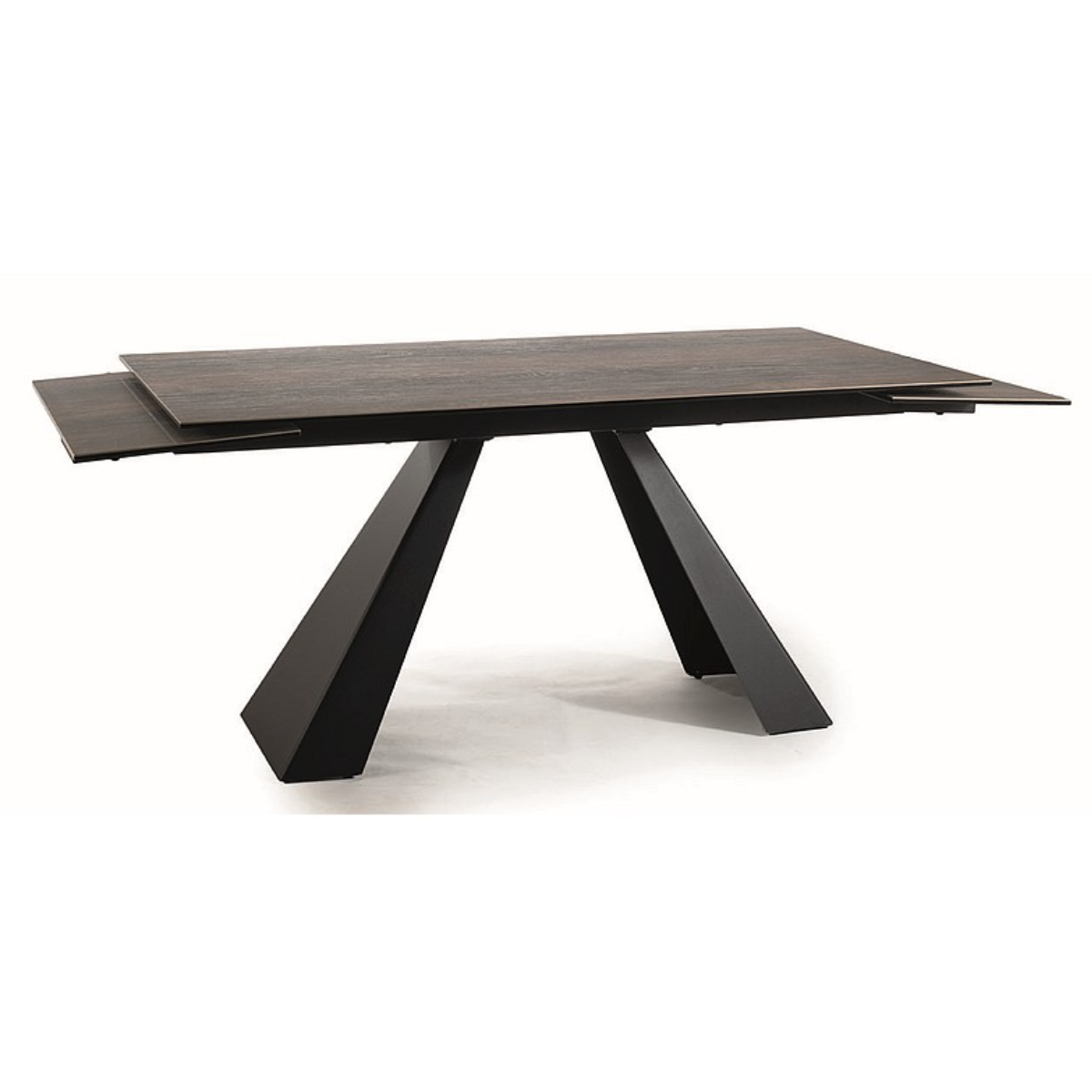 SI ALDO Fekete, Barna design Bővíthető étkezőasztal
