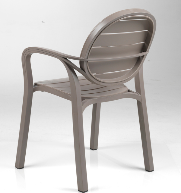 NARDI PALMA Taupe modern Műanyag kültéri szék