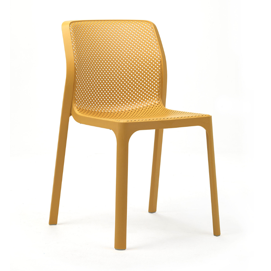 NARDI BIT Sárga minimalista Műanyag kültéri szék