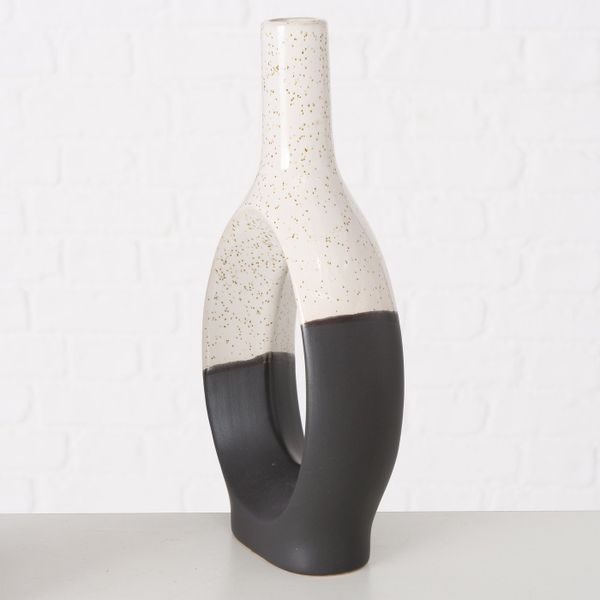 B OMEGA VASE Fekete, Fehér design Asztali dekoráció