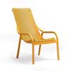 NARDI NET LOUNGE Sárga design Műanyag kültéri szék