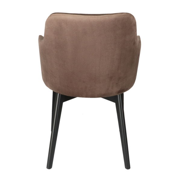 T JANEIRO II Barna design Kárpitos beltéri szék