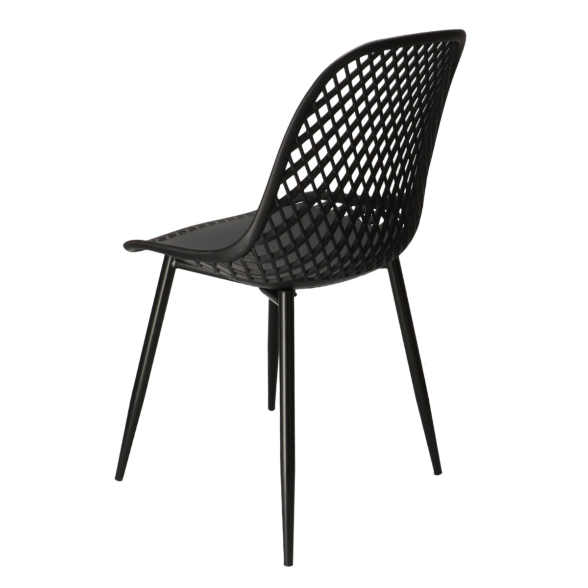 SI ZORRAL Fekete modern Műanyag beltéri szék
