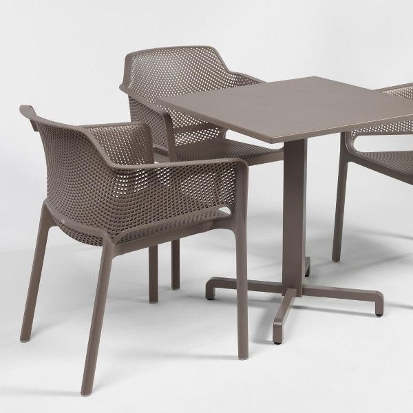 NARDI NET Taupe modern Műanyag kültéri szék