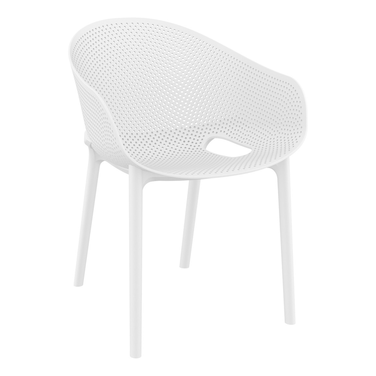 ST SKY PRO Fehér design Műanyag kültéri szék