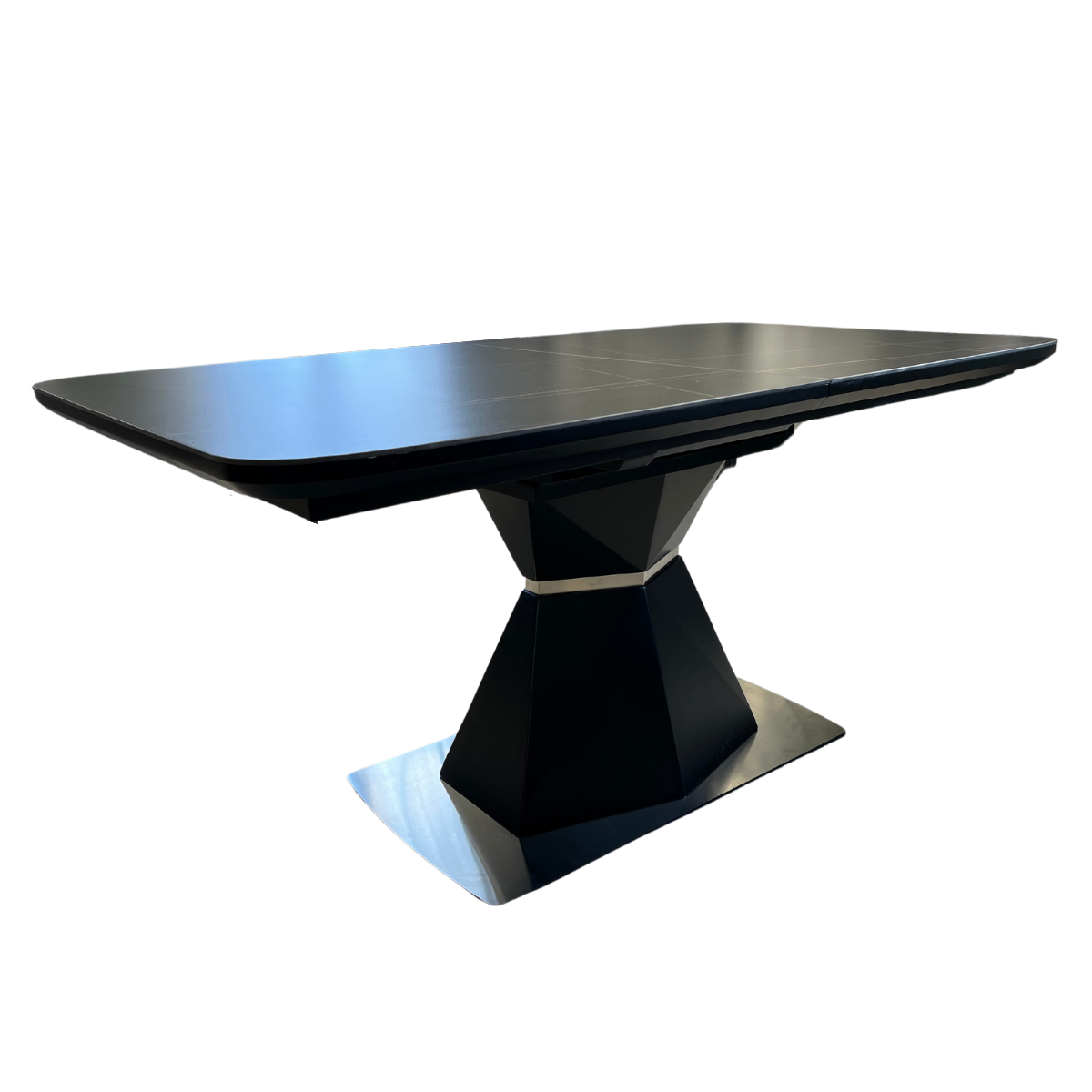 DL DIA Fekete design Beltéri komplett asztal
