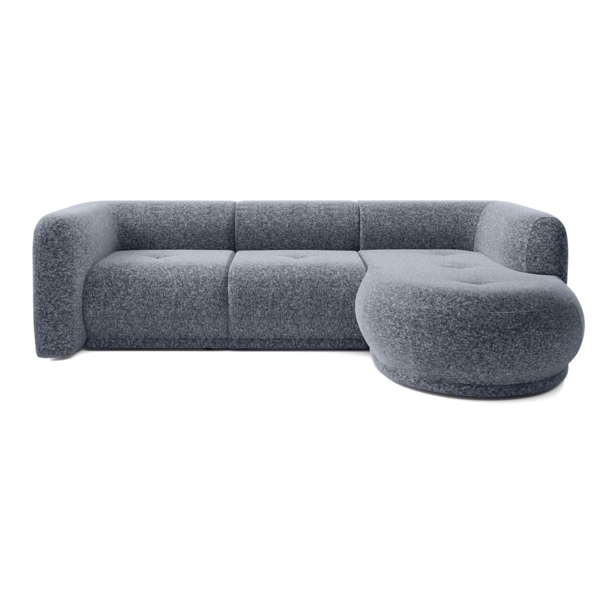 PZ BLUEBELL Szürke design Sarokgarnitúra